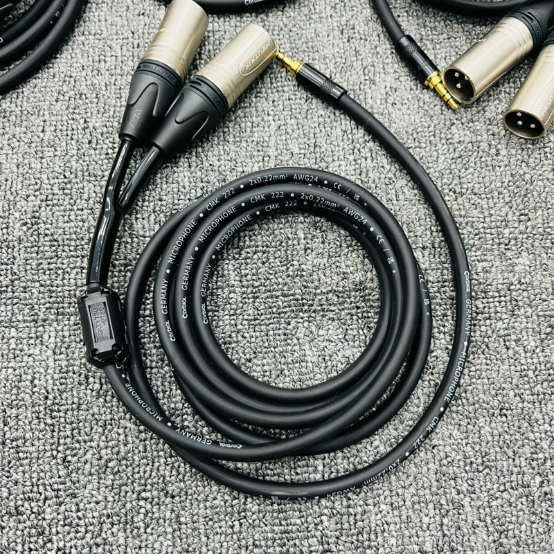 Genuine Newtrick 3.5 to 2 canon male music player cable | Shopee ...