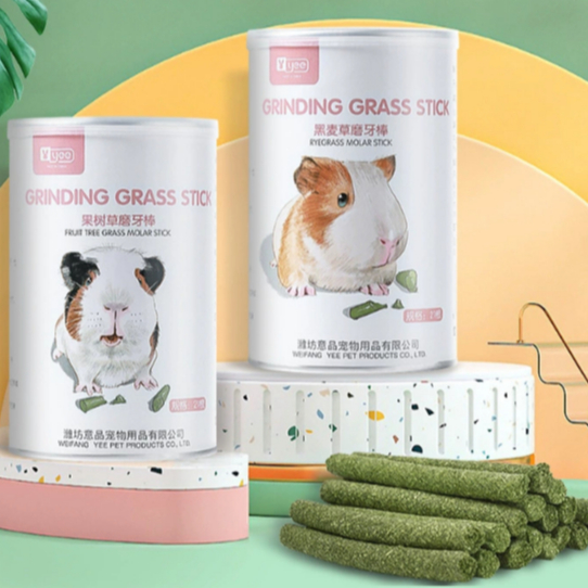 YEE Tooth grinding grass sticks timothy grass, dandelion, black barley ...