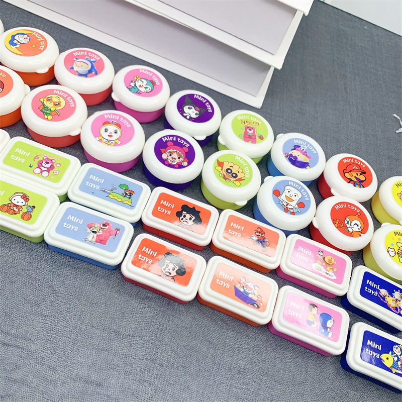 [Miniature model]Round rectangular plastic blind box for home desk ...