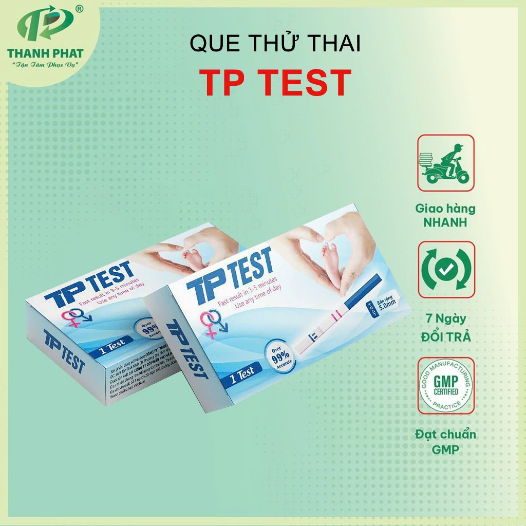 TP Test Quick Pregnancy Test Box of 01 Safe, Accurate Test Kit, Gives ...