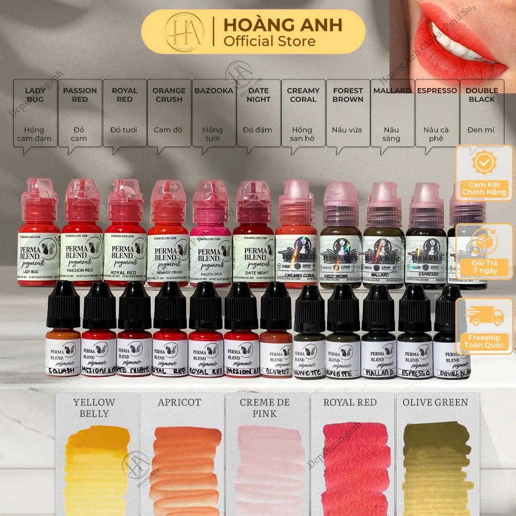Genuine American Perma Blend Ink - High Quality Organic Tattoo Ink ...