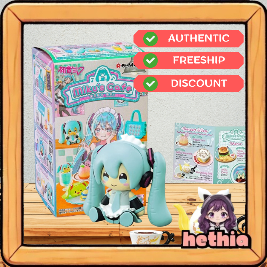 [GENUINE] |RE-MENT| - Hatsune Miku Series: Miku's Cafe mini model Set ...