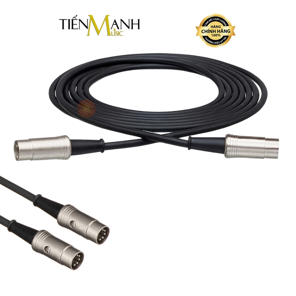 [Genuine] MIDI Hosa Cable 2 Round 5-Pin Plugs MID-510 for Piano, Organ ...