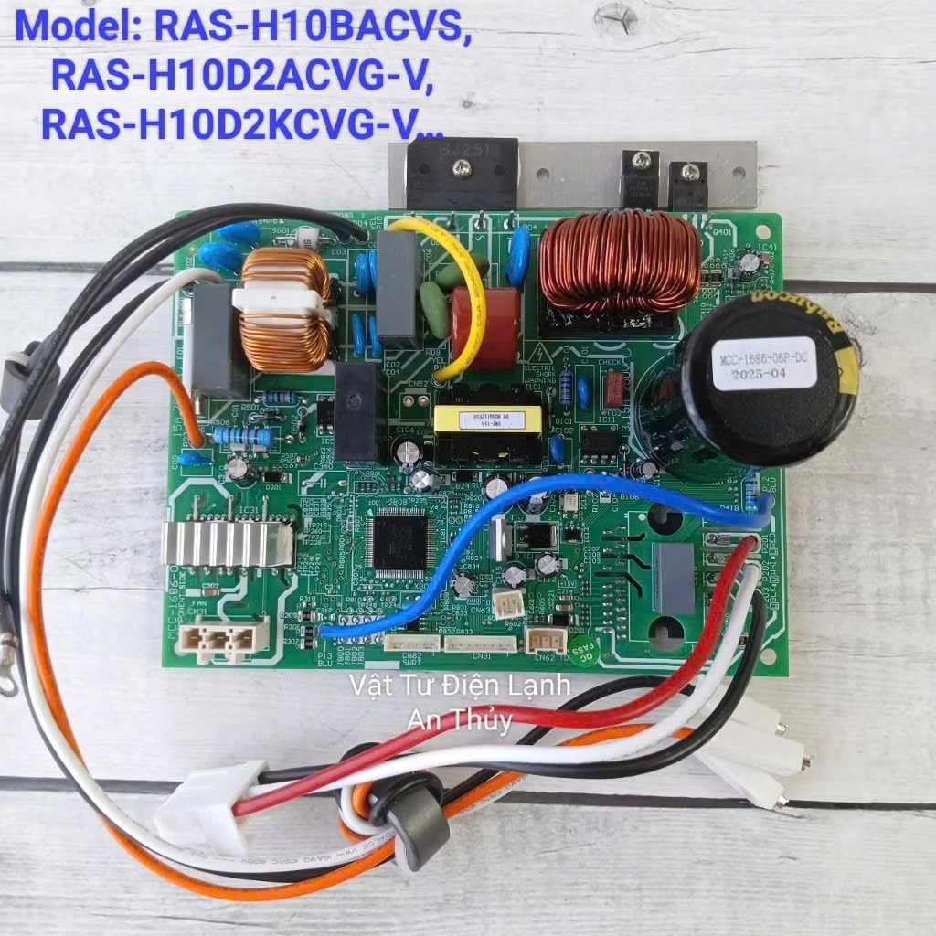 Toshiba air conditioner condenser board running DC fan (small circuit ...