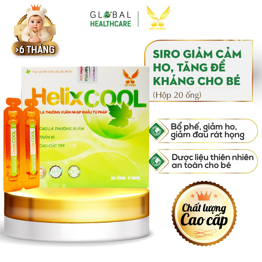 Helix Cool herbal cough syrup helps relieve coughs and runny noses for ...