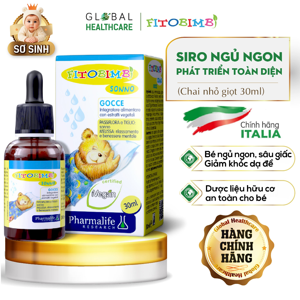 Fitobimbi Sonno herbal syrup helps babies sleep well, sleep deeply ...