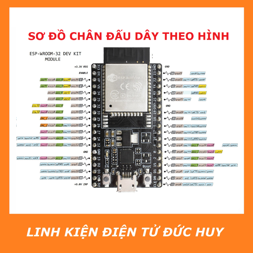 ESP32-DevKitC V4 WROOM 32D | Shopee Philippines