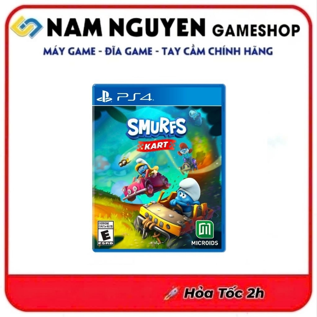 PS4 Game Disc | Smurfs Kart (Trum Racing 1-4 Players) | Shopee Philippines