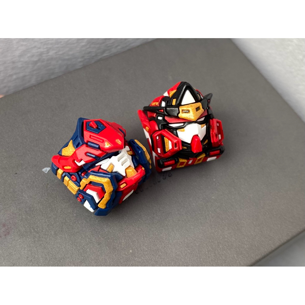 Keycap Gundam Custom CLW01 - Mechanical keyboard button - artisan keyca ...