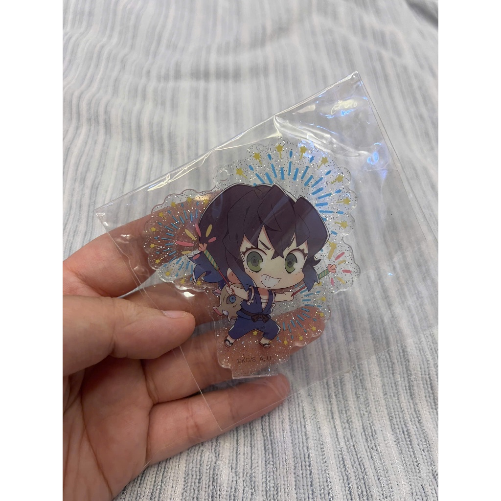 [ New 100% ] Inosuke Hashibira Demon Slayer Acrylic Keychain. | Shopee ...