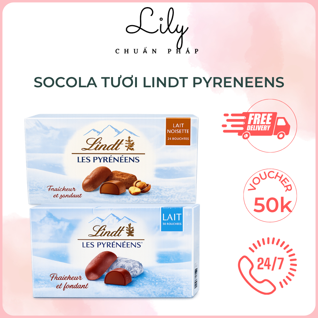 Lindt Pyrenees French fresh chocolate | Shopee Philippines