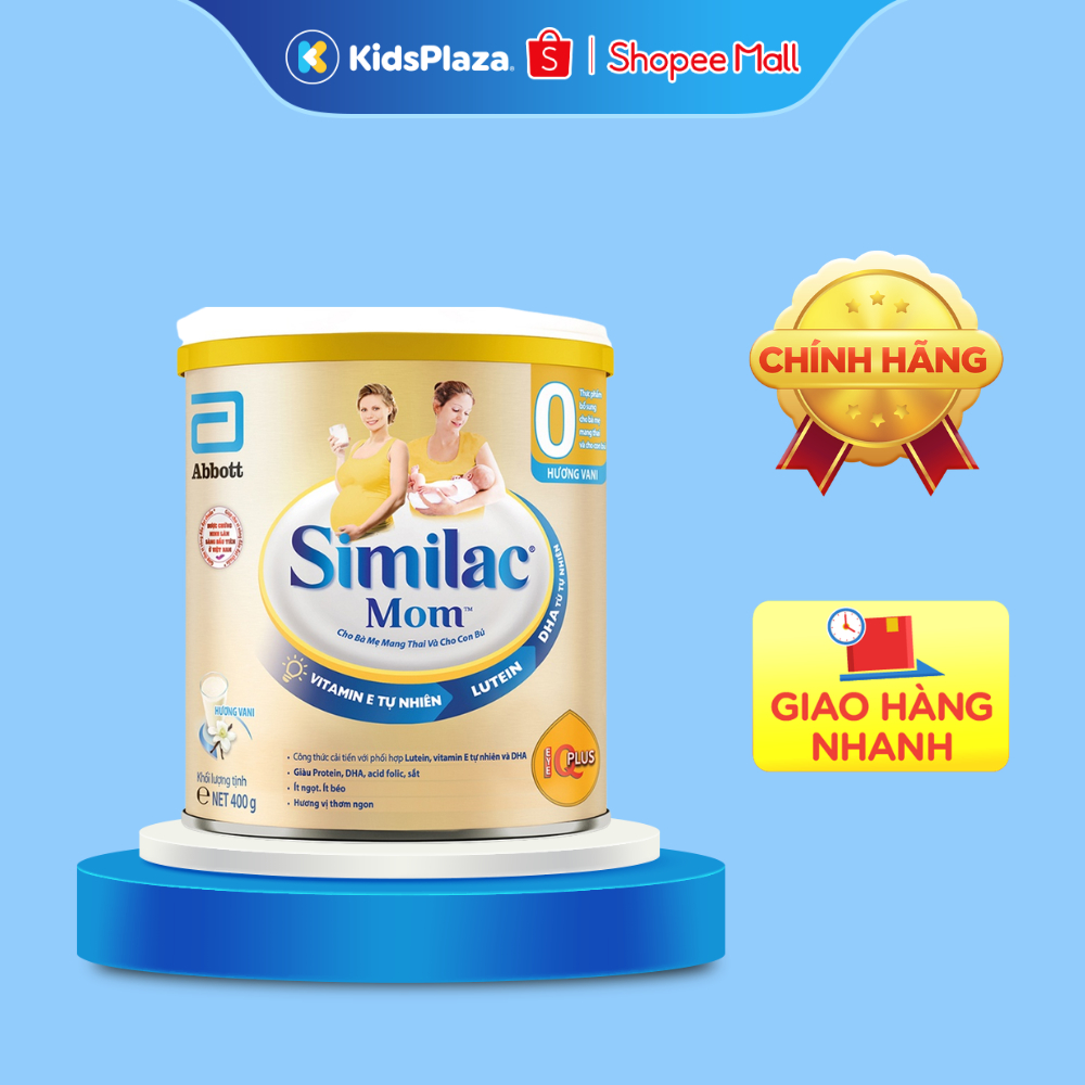 Similac Mom IQ Plus Milk Powder Vanilla Flavor 400g/ 900g | Shopee ...