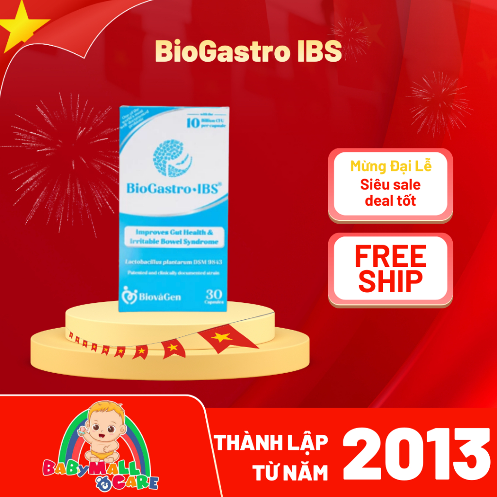 BioGastro IBS – Biovagen – Irritable Intestinal Syndrome Probiotics ...