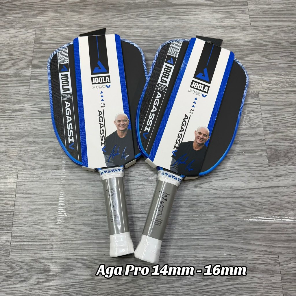 Joola Agassi Pro V Andre Agassi Royal Blue Pickleball racket 16mm ...