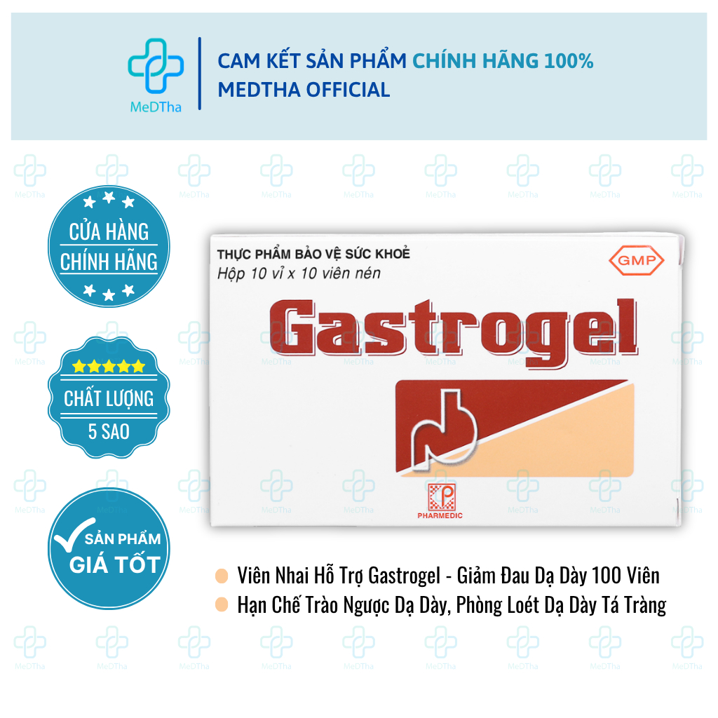 Gastrogel Chewable Tablets - Limit Gastric Reflux, Prevent Stomach and ...