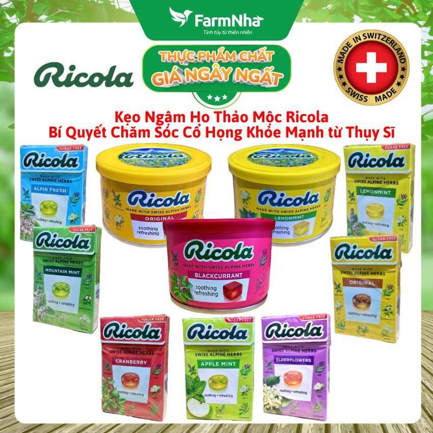Ricola Herbal Cough Candy - The Secret to Healthy Throat Care from ...