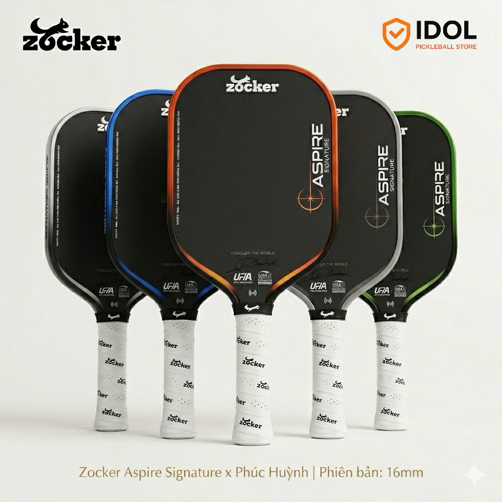 Zocker Aspire Pickleball Paddle — Power, Control, Spin