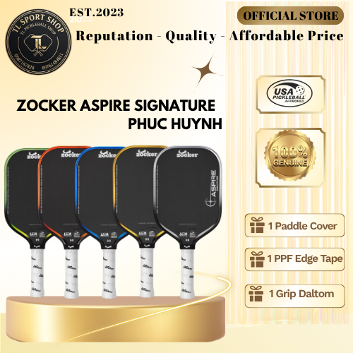 Zocker Aspire Pickleball Paddle — Power, Control, Spin