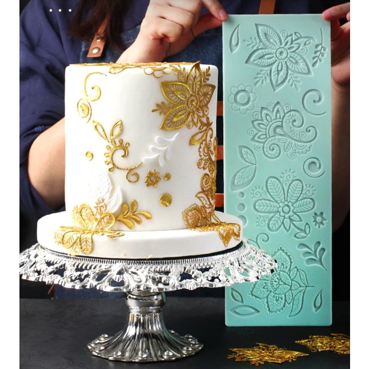 Silicone mold for cake and jelly edges with classic European style ...