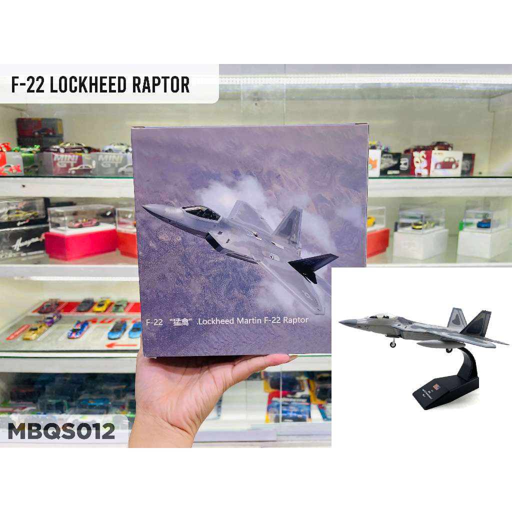 USA F-22 Lockheed Martin Raptor fighter aircraft model scale 1:100 Ns ...