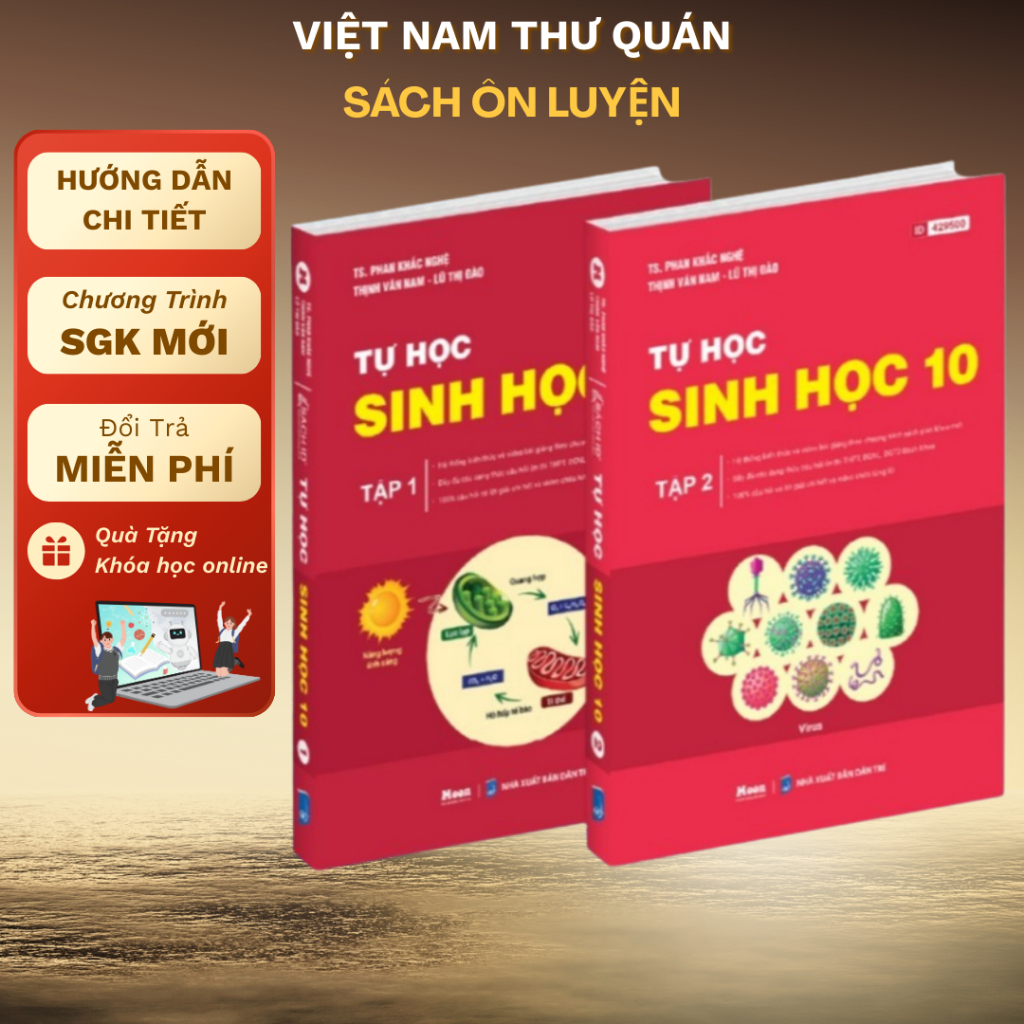 Self-study book for grade 10 students VOLUME 1 & 2 Mr. Phan Khac Nghe ...