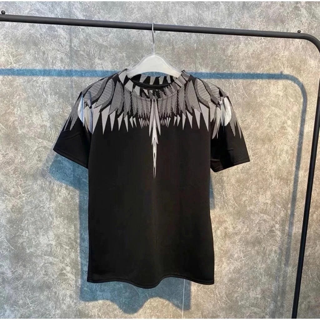 Large T-shirt with Eagle Wing pattern front and back super hot trend ...