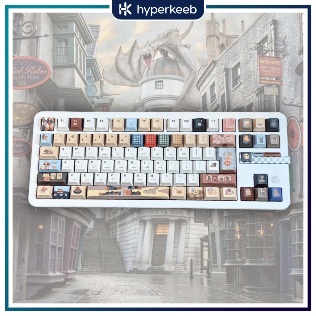 Cute Harry Potter Wizard Heritage Keycap, Thick PBT, Cherry Profile ...