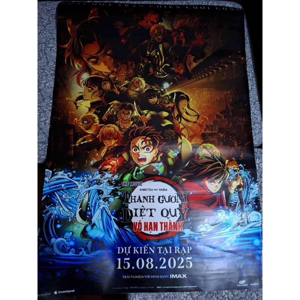 CGV exclusive Poster from Kimetsu no Yaiba movie | Shopee Philippines