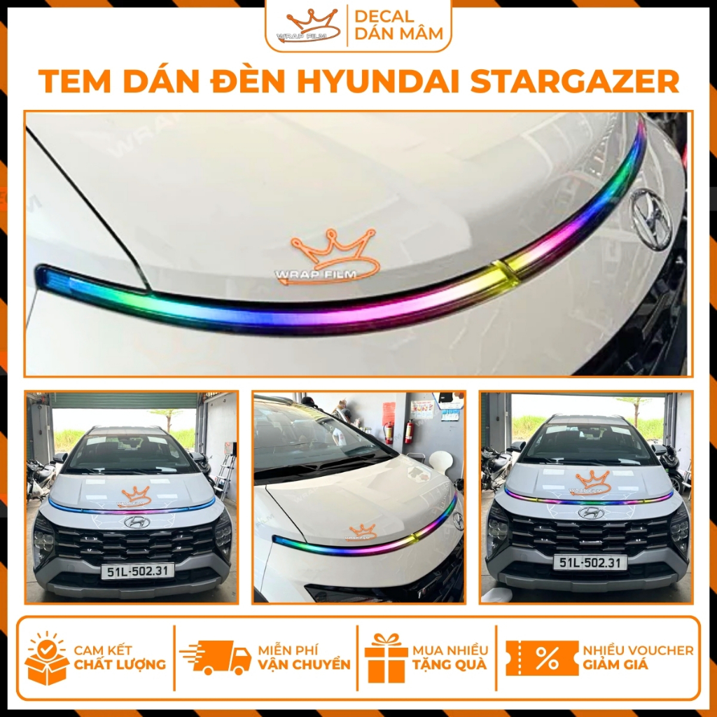 Hyundai Stargazer light stickers (set of 3), new version calang ...