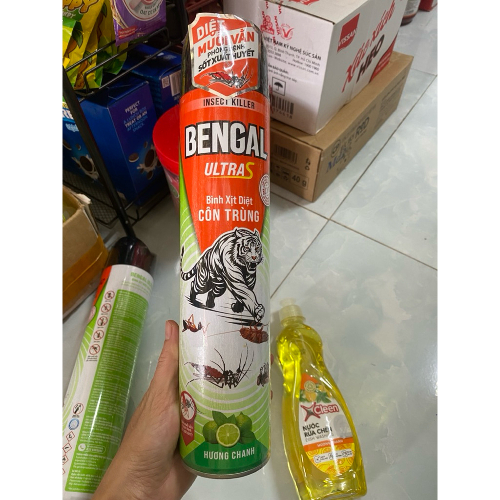 Bengal insect spray 500ml (buy 2 get free 400g dishwashing bottle ...