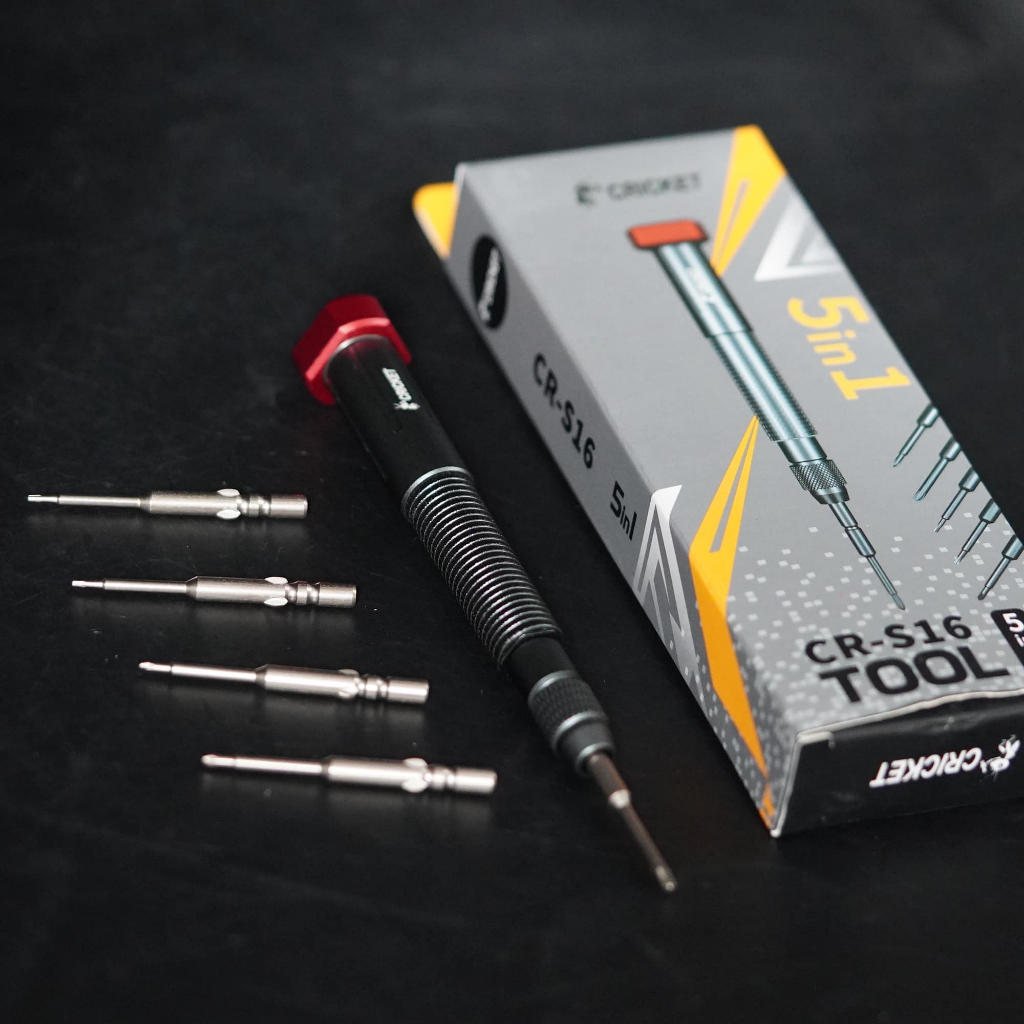 5in1 cricket tovit set. Limit tightening force, prevent screw stains ...