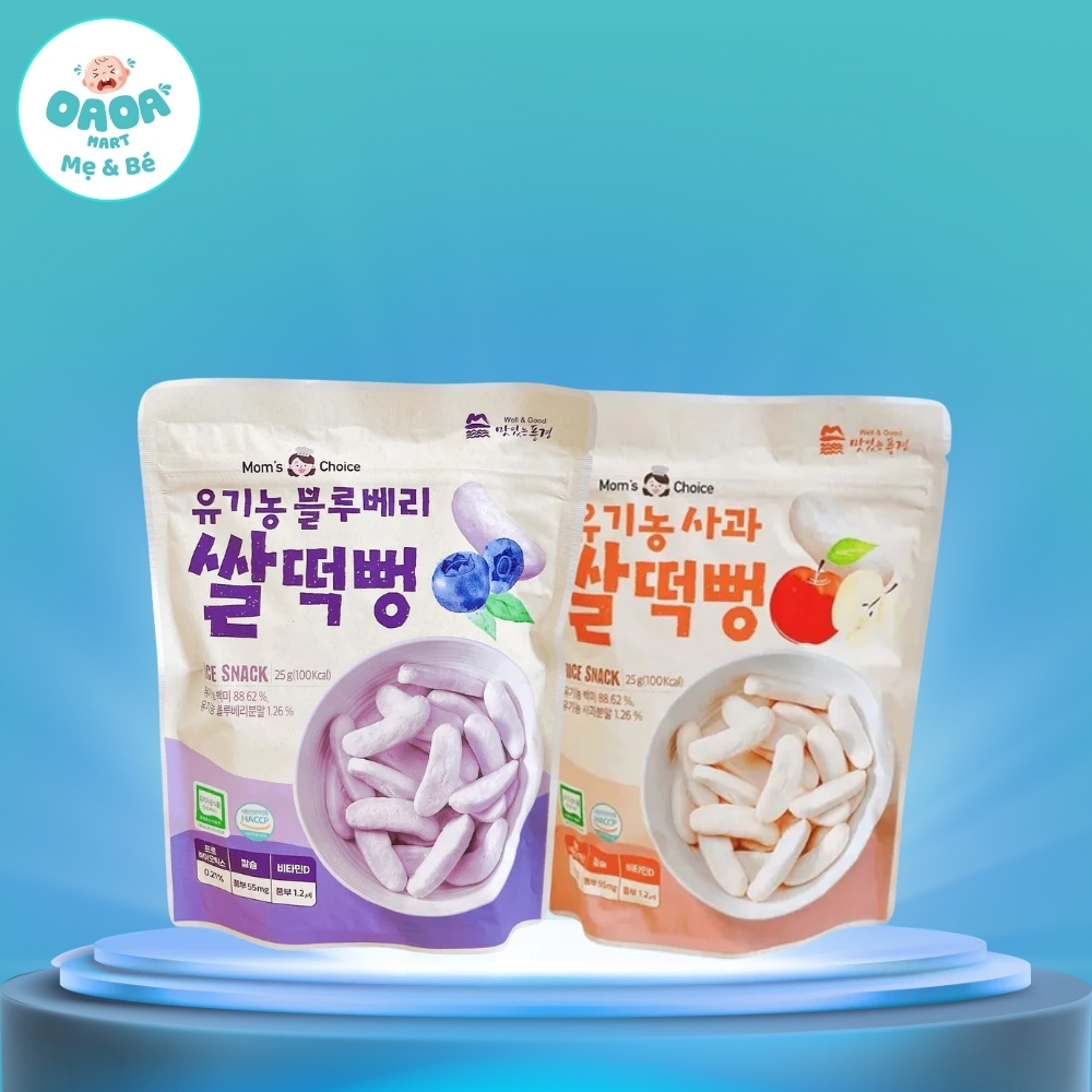 Mom's Choice Organic Korean Flat Rice Cake for Babies (6M+) | Shopee ...
