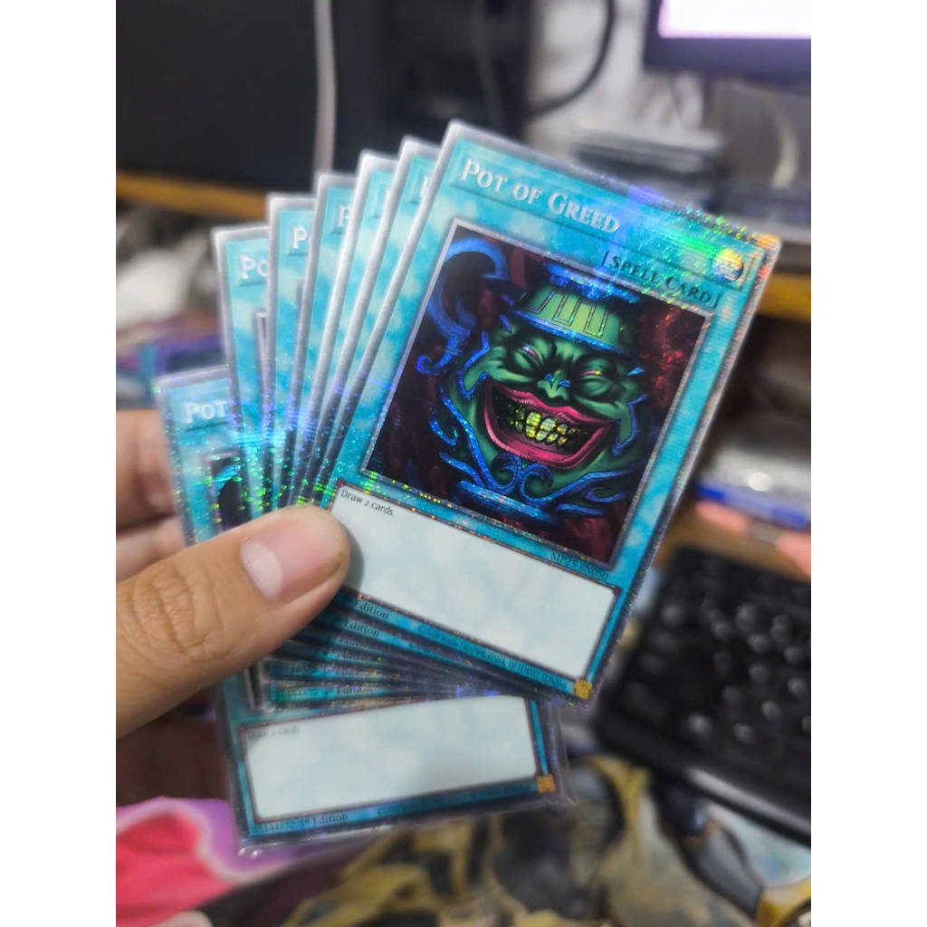 Yugioh Funny Shop] 1 card MP25-EN050 Pot Of Greed" Starlight Rare | Shopee  Philippines