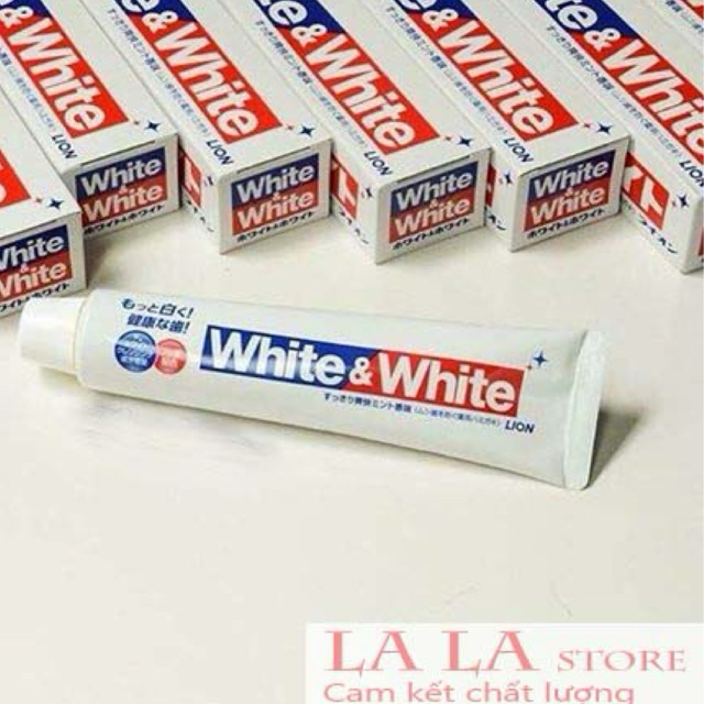 Japanese toothpaste White and White Lion | Shopee Philippines