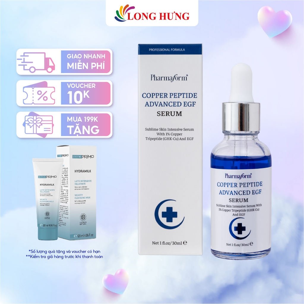 Pharmaform Copper Peptide Advanced Egf Serum (30ml) | Shopee Philippines