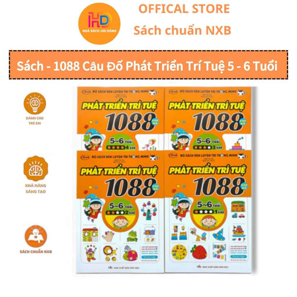 Book - 1088 Intellectual Development Puzzles for 5 - 6 Years Old (Set ...