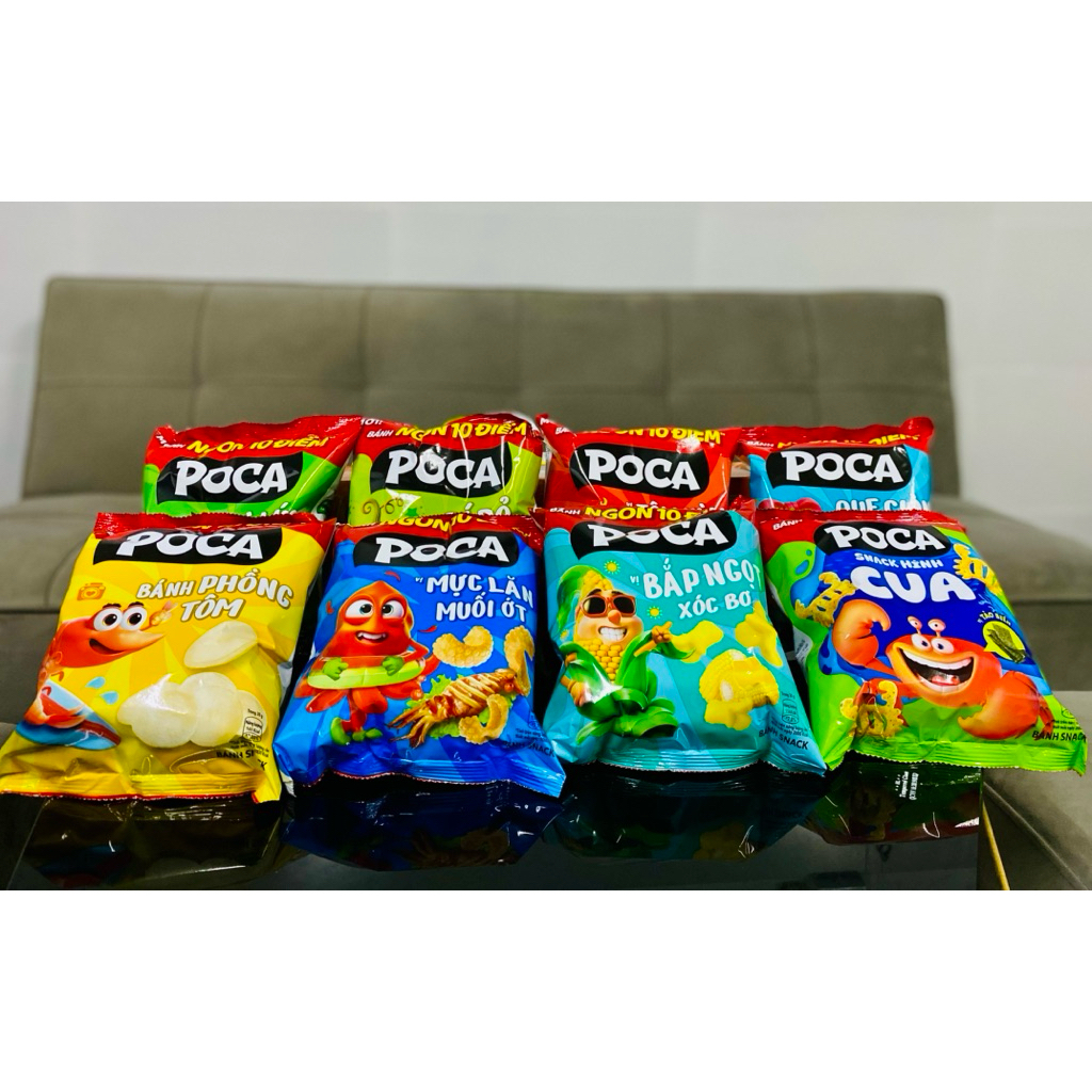 Combo of 10 packs of Poca Snacks (30-32g/pack) | Shopee Philippines