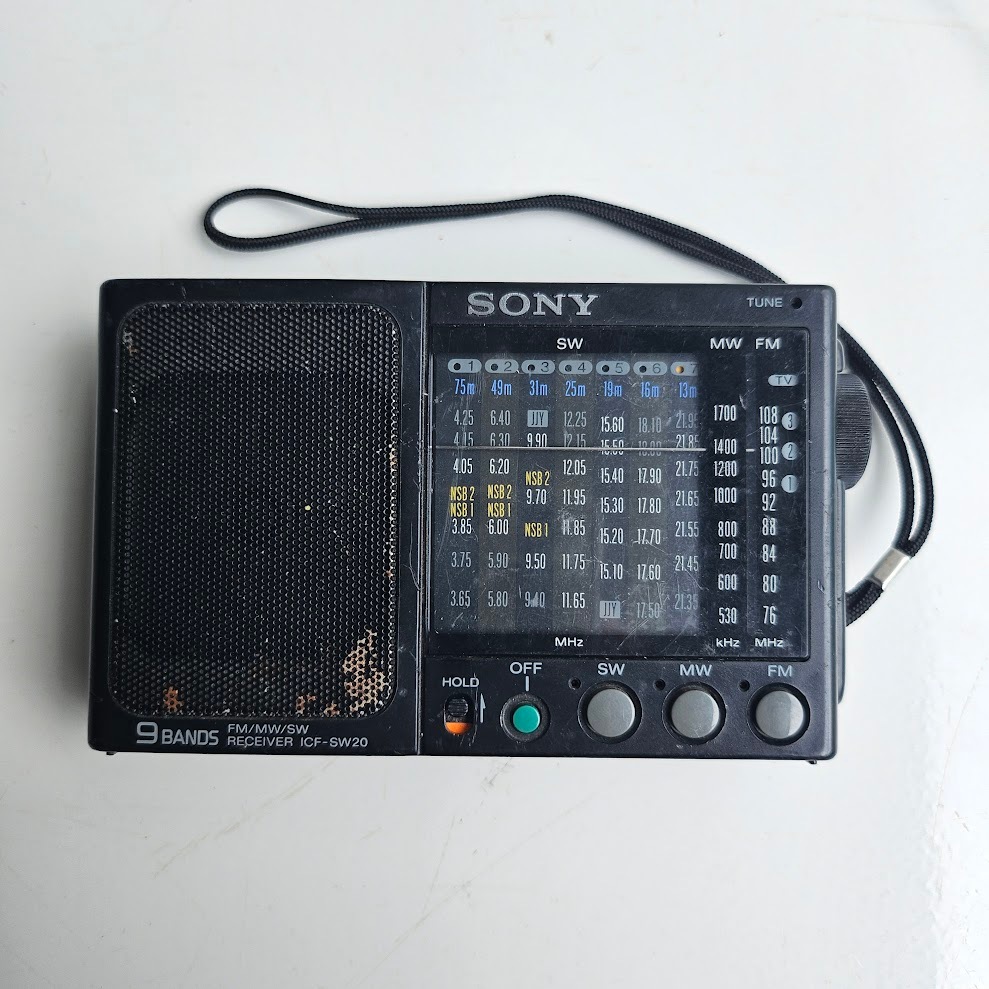 SONY ICF-SW20 multi-band AM FM 108Mhz multi-band receiver radio and ...
