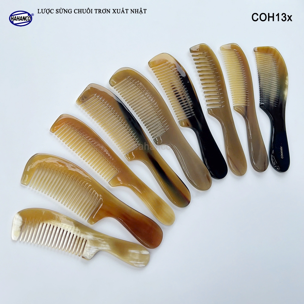 High quality smooth handle horn comb made in Japan (All Sizes) Makes ...