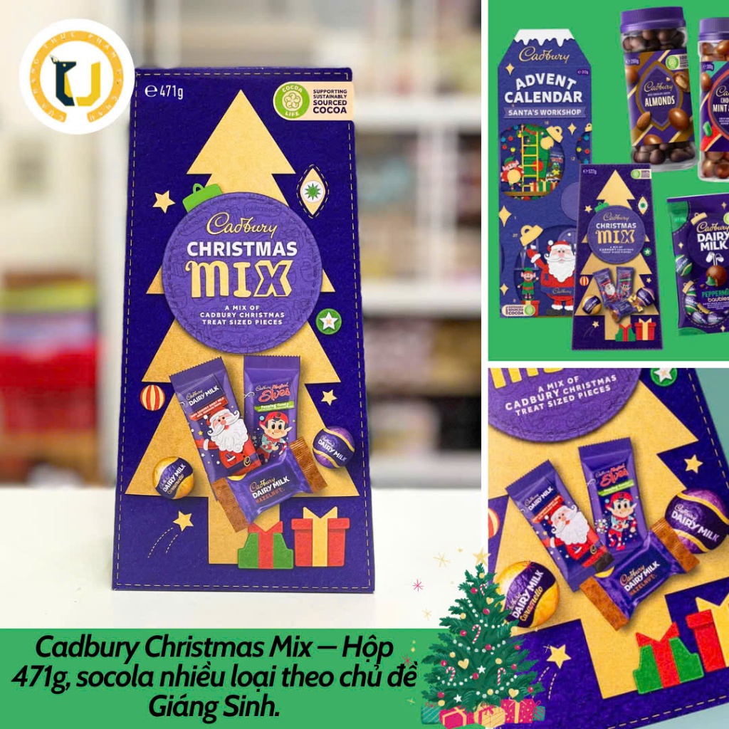 (AUSTRALIAN PRODUCTS) CADBURY CHRISTMAS CHRISTMAS version mixed ...
