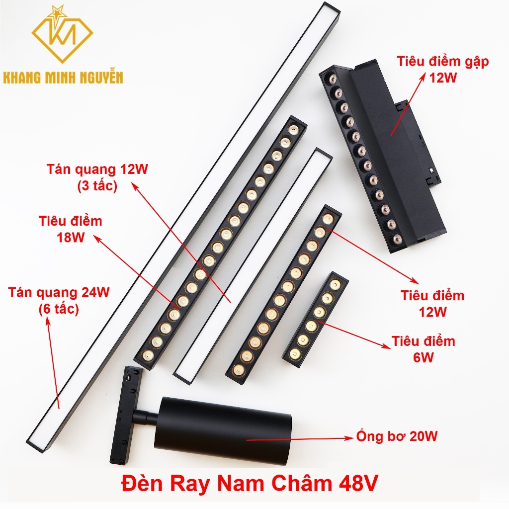 (Magnetic Ray) Specialized lights for magnet rails, diffuser lights ...