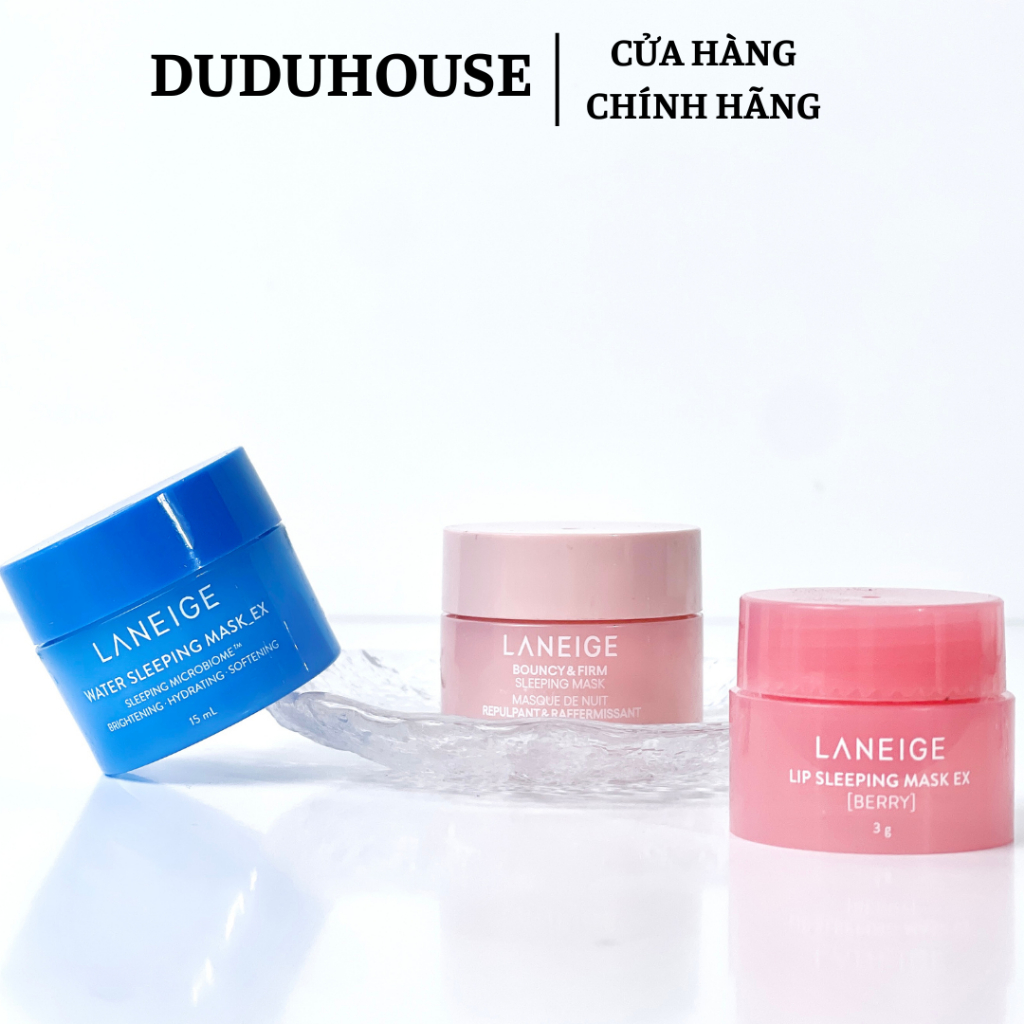 Laneige Lip Sleeping Mask Mini Moisturizes Lips, Softens, Reduces Dark ...