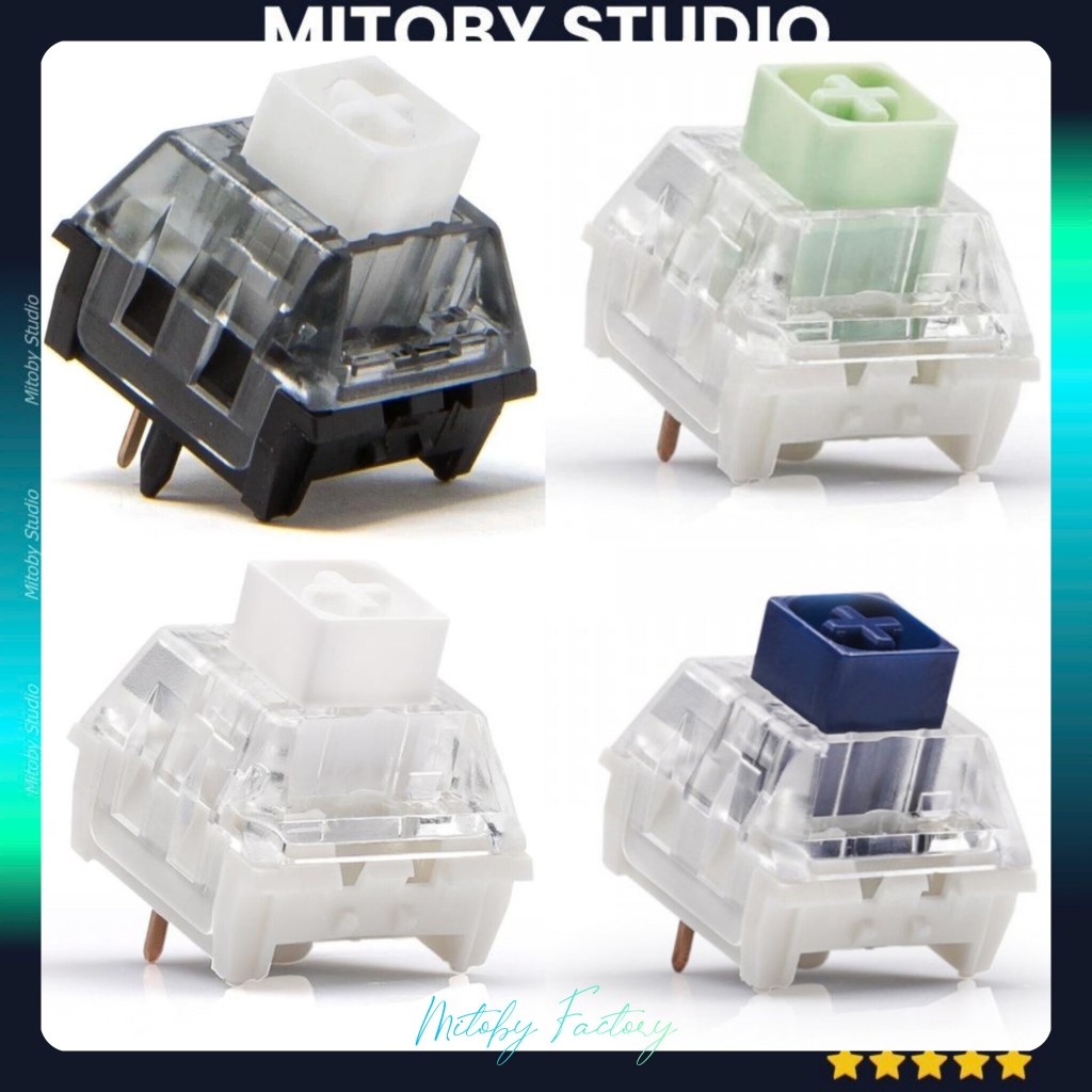 [Combo of 10] Kailh Box Jade Box Navy Kailh Box White v2 clicky switch ...