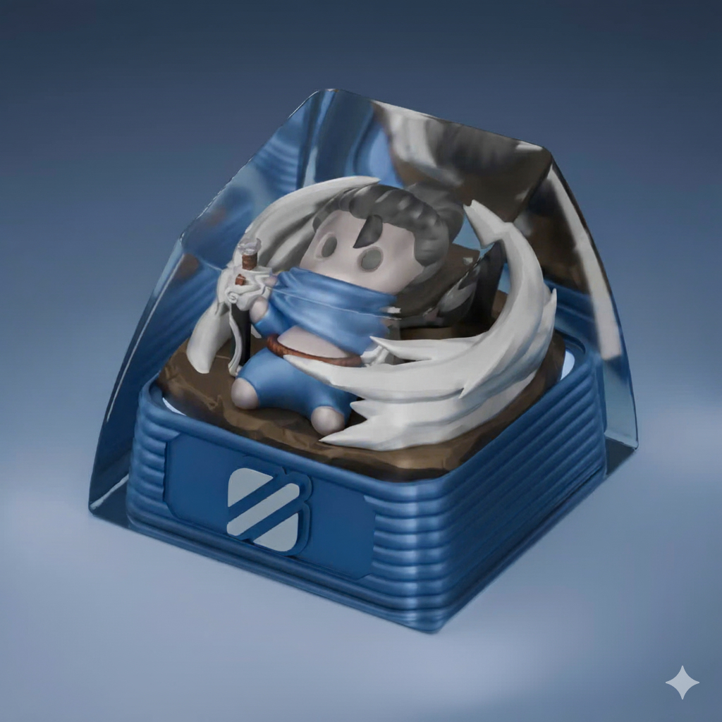 League of Legends Zed Yassuo Resin Keycap - Unique Design from Resin ...
