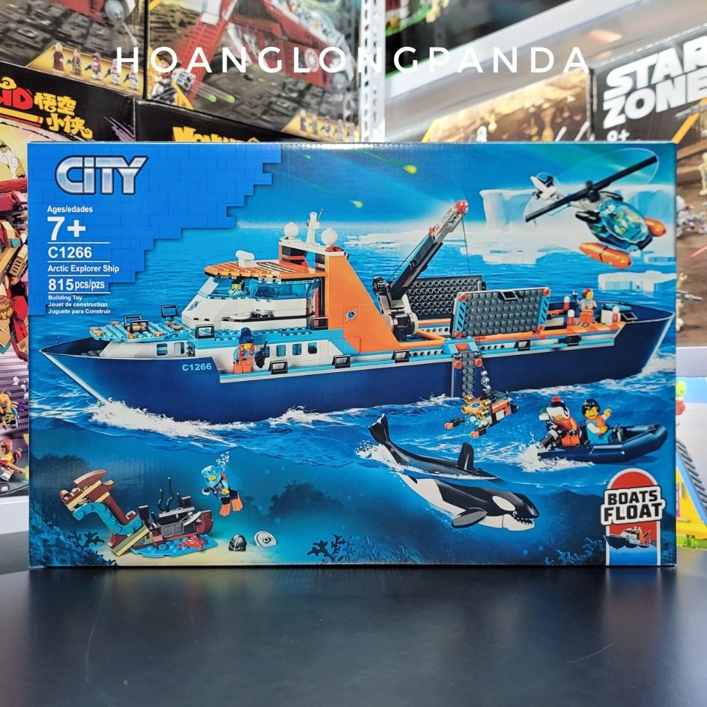 [City] C1266 Extreme Area Exploration Ship model toy 815 details ...