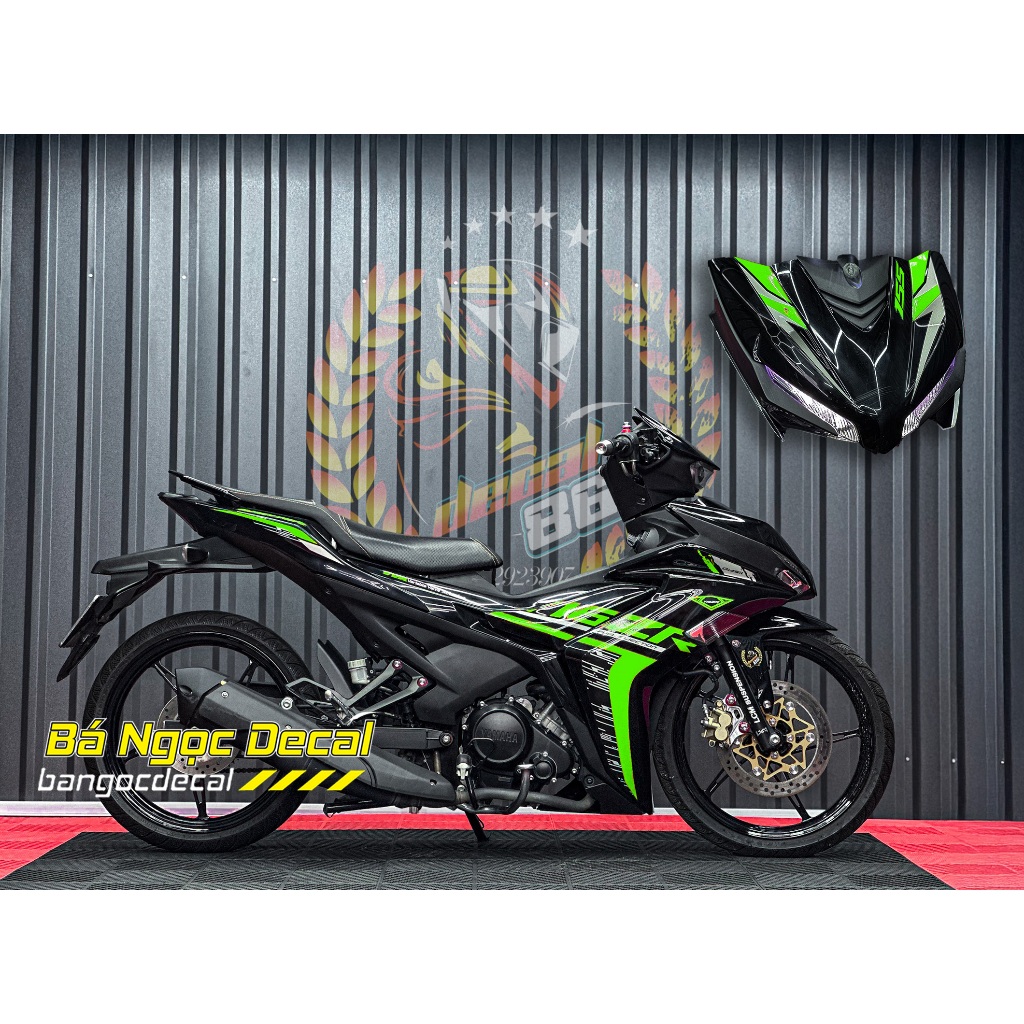 Full color y16zr sticker, glossy black ex155 car sticker, 3-layer ...