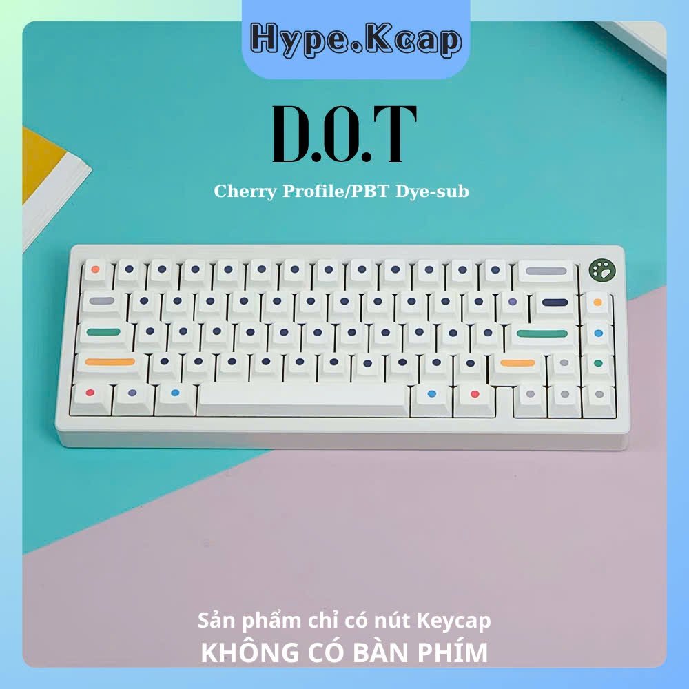 DOT Keycap No Letters Cherry Profile PBT material for mechanical ...