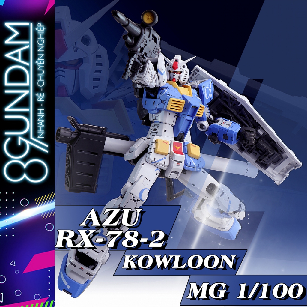 MG Azu RX-78-2 KOWLOON Assembly Model ver. RG 2.0 - FATCAT (free effect ...