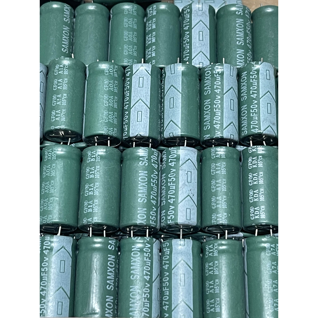 Capacitor 470uF/50V Polarized capacitor exactly as pictured short pin ...