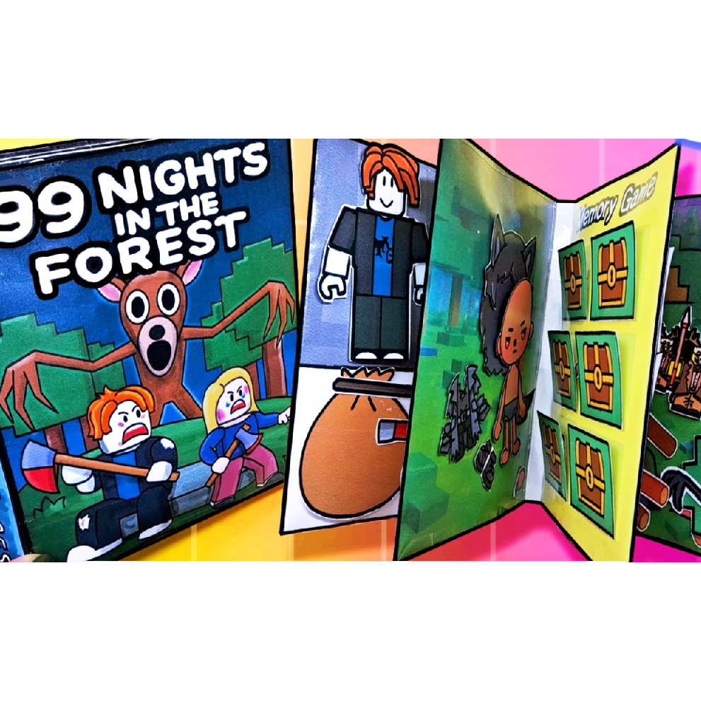 Roblox 99 Nights in the Forest Game Book ASMR Squishy | Shopee Philippines